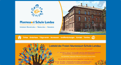 Desktop Screenshot of montessori-landau.de